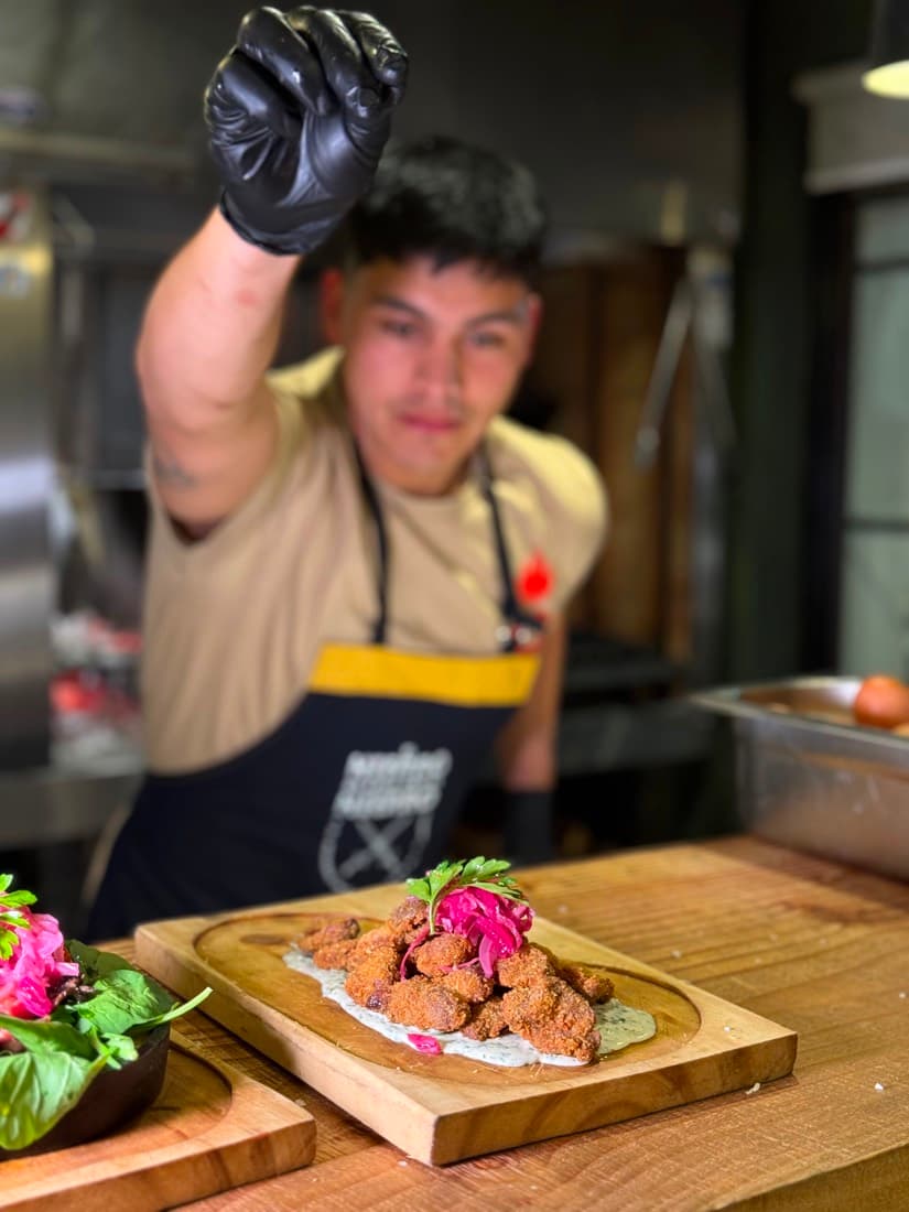 Cocina a la vista en Carnera